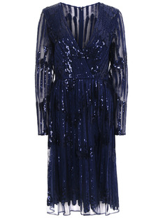 Платье с пайетками Elie Saab