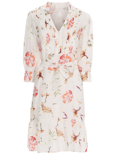 Платье льняное с принтом 120% Lino