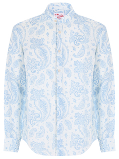 Рубашка Regular Fit льняная MC2 Saint Barth