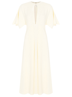 Платье из вискозы Victoria Beckham