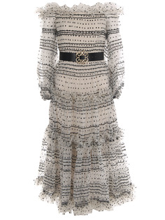 Платье в горох Elie Saab