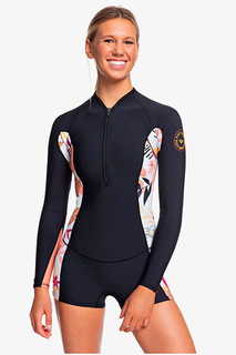 Женский гидрокостюм с длинными рукавами и молнией на груди 1.5mm POP Surf Roxy