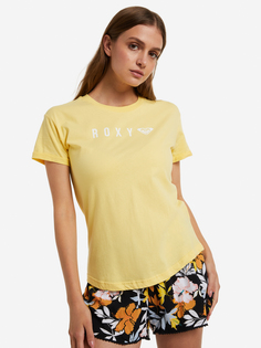 Футболка женская Roxy Sparkle Evening Twenty One, Желтый, размер 42