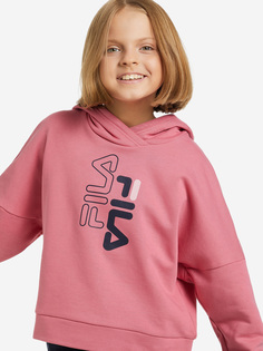 Худи для девочек FILA, Розовый, размер 128