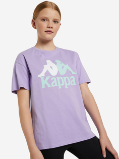 Футболка для девочек Kappa, Фиолетовый, размер 170