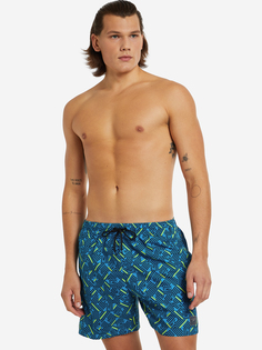 Шорты плавательные Speedo Print Leis, Синий, размер 48-50