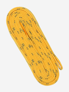 Шнурки для коньков с пропиткой Nordway Wax, Желтый, размер 108