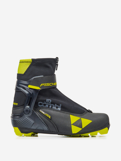 Ботинки для беговых лыж детские Fischer JR Combi, Черный, размер 38