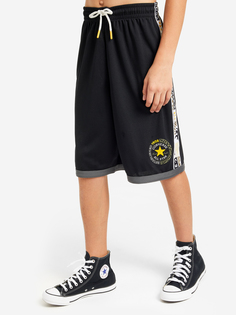 Шорты для мальчиков Converse Check Your Kicks Mesh, Черный, размер 132