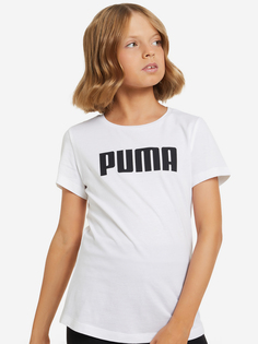 Футболка для девочек PUMA, Белый, размер 153-164