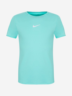 Футболка для девочек Nike Court Dry, Голубой, размер 156-166
