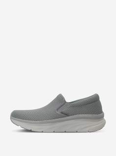 Слипоны мужские Skechers DLux Walker, Серый, размер 40.5