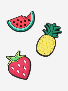 Украшение для обуви Crocs Jibbitz Fruit 3 Pack, Мультицвет, размер Без размера