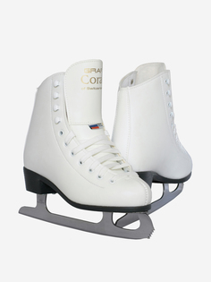 Коньки фигурные детские Graf Coral, Белый, размер 35