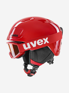 Шлем детский Uvex Heyya Set, Красный, размер 51-55