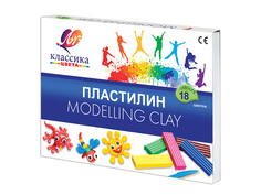 Набор для лепки Луч Пластилин Классика 18 цветов 360g 20С 1330-08