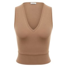 Хлопковый топ Brunello Cucinelli