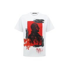 Хлопковая футболка Roberto Cavalli