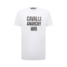 Хлопковая футболка Roberto Cavalli