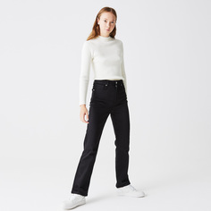Женские джинсы с высокой талией Lacoste