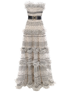 Платье в горох Elie Saab