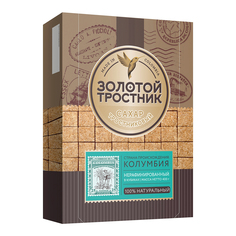 Сахар тростниковый Золотой тростник нерафинированный в кубиках 400 г