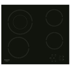 Встраиваемая варочная панель электрическая Hotpoint-Ariston HR 622 C Black