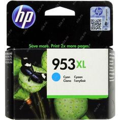 Картридж для струйного принтера HP 953XL голубой, оригинал (F6U16AE)