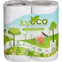Бумага туалетная JOY eco, 2-х слойная, 4шт J.O.Y.