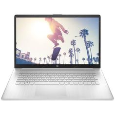 Полноразмерный ноутбук HP 17-cn0113ur серебристый (638G0EA)