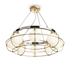 Подвесная люстра Maytoni Modern Carcass MOD312PL-12GCH