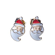 Пусеты из бижутерного сплава с эмалью Moon Paris MK-1911-010