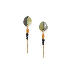 Серьги из бижутерного сплава с агатом Nature Bijoux NB21.2-12-75751