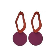 Серьги из бижутерного сплава с каучуком Moon Paris MoD-1901-002