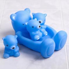 Игрушки для ванной Крошка Я Мишки, мыльница, 3 шт