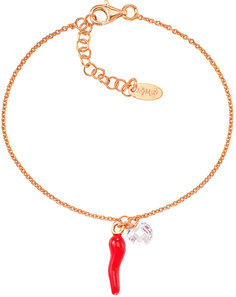 Браслет из серебра с кристаллом р. 16 AMEN BRCORR Amen.