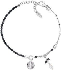 Браслет из серебра с кристаллом р. 16 AMEN BRZICRBN3 Amen.