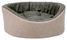 Лежак для животных Homepet Жаккард Melange №2, розово-коричневый, 49х43х17 см