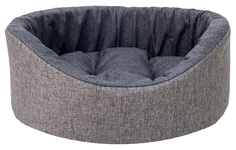 Лежак для животных Homepet Melange №1, светло-серый, 43х38х15 см