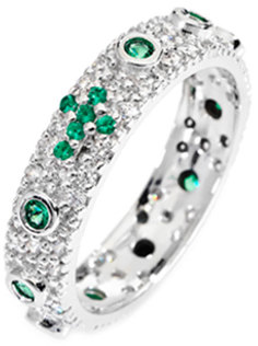 Кольцо из серебра с фианитом р. 16,5 AMEN AROZBV Amen.