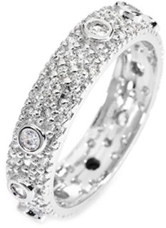 Кольцо из серебра с фианитом р. 16,5 AMEN AROZBB Amen.