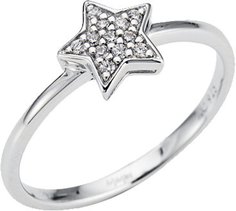 Кольцо из серебра с фианитом р. 17 AMEN RS Amen.