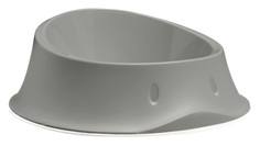 Миска для питомца Stefanplast Break 2 нескользящая, серая, 600 мл, 19x19x7 см