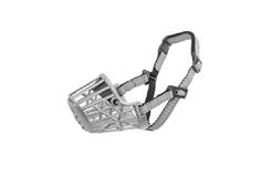 Намордник пластиковый Yami-Yami №5, светоотражающий металлик, 26 см