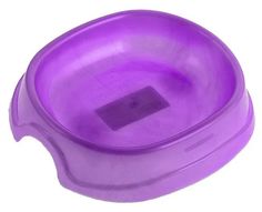 HOMECAT Atlantis Миска 200мл 13,5х12,5х3см (пластик) фиолетовый перламутр No Brand
