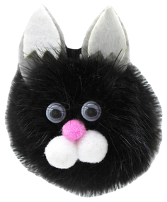 Игрушка для кошек GoSi Кот Василий из натуральной норки