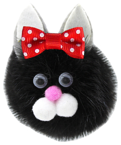 Игрушка для кошек GoSi Кошка Василиса из натуральной норки