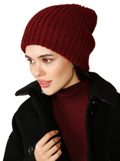 Шапка бини женская Siberika Вита черная вишня, р. 54-56