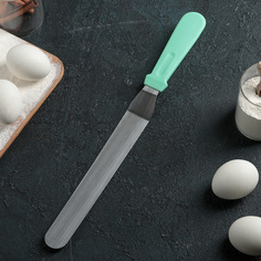Лопатка-палетка с пластиковой ручкой, изогнутая, 37 см No Brand