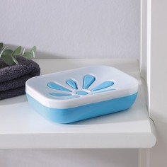 Мыльница «Восход радужный», 12×9×3 см, цвет МИКС No Brand